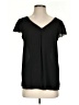 Maeve 100% Polyester Black Short Sleeve Blouse Size 4 - photo 1