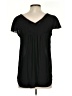 Maeve 100% Polyester Black Short Sleeve Blouse Size 4 - photo 2