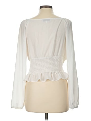 WAYF Long Sleeve Blouse (view 2)