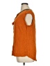 DR2 100% Rayon Orange Sleeveless Blouse Size 1X - photo 5