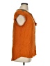 DR2 100% Rayon Orange Sleeveless Blouse Size 1X - photo 4