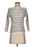 LC Lauren Conrad Metallic Silver Pullover Sweater Size XS - photo 1