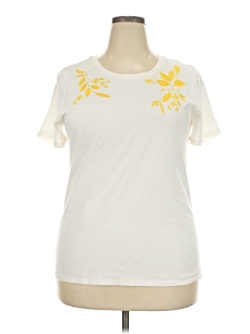 Ann Taylor Factory Short Sleeve T-Shirt (view 1)