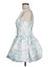 Maison Amory Paisley Blue Cocktail Dress Size M - photo 5