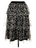 Cato 100% Polyester Animal Print Silver Casual Skirt Size 14 - photo 2