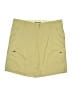 L.L.Bean Solid Yellow Tan Khaki Shorts Size 12 - photo 1