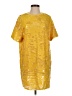 Zara Basic Yellow Cocktail Dress Size S - photo 1