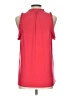 T Tahari Red Sleeveless Blouse Size L - photo 2