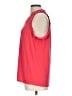 T Tahari Red Sleeveless Blouse Size L - photo 5