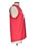 T Tahari Red Sleeveless Blouse Size L - photo 4