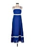 Angashion 100% Polyester Blue Casual Dress Size M (estimated) - photo 1