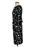 Connected Apparel Polka Dots Black Cocktail Dress Size 4 (petite) - photo 5