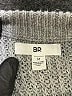 BP. Solid Stripes Gray Pullover Sweater Size M - photo 7
