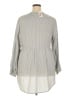 Torrid 100% Modal Gray Long Sleeve Blouse Size 2X Plus (2) - photo 2