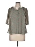 THML Teal 3/4 Sleeve Blouse Size M - photo 1