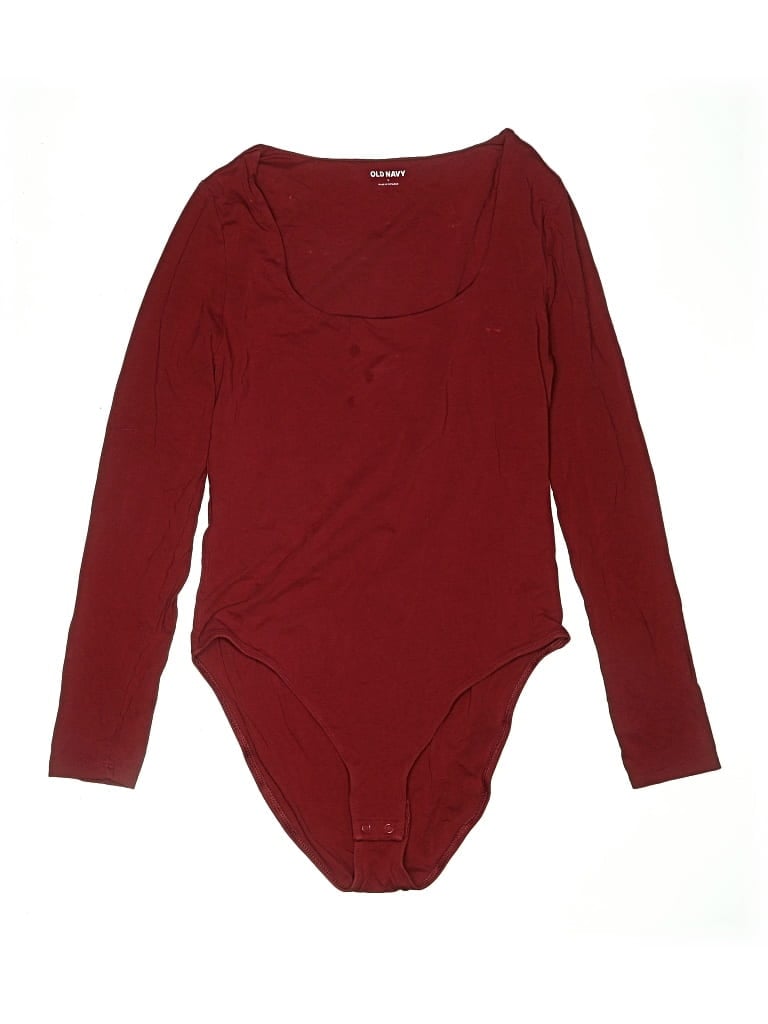 Pre-owned Old Navy Bodysuit In Burgundy
