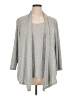 Alfred Dunner Gray Long Sleeve Top Size 1X - photo 1