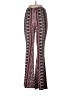 Rainbow Print Burgundy Leggings Size L - photo 1
