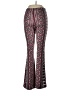 Rainbow Print Burgundy Leggings Size L - photo 2