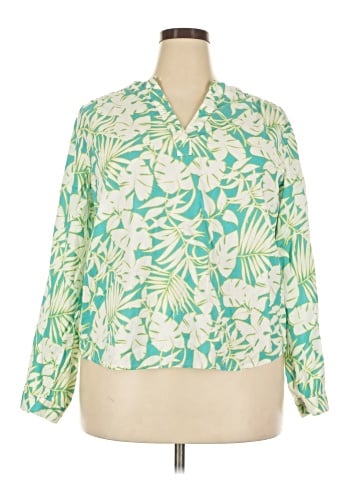 St. John's Bay Long Sleeve Button-Down Shirt (view 1)