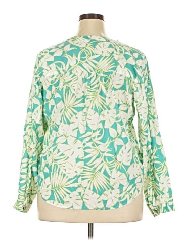 St. John's Bay Long Sleeve Button-Down Shirt (view 2)