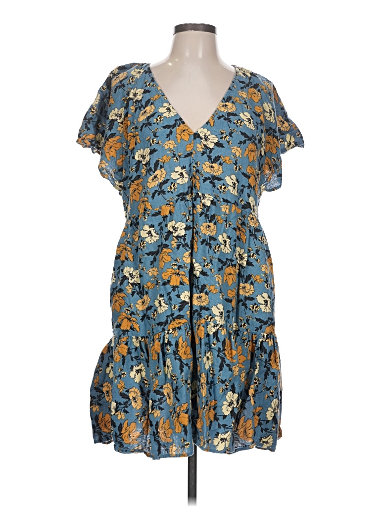 Pre-owned Universal Thread Casual Dress In Blue