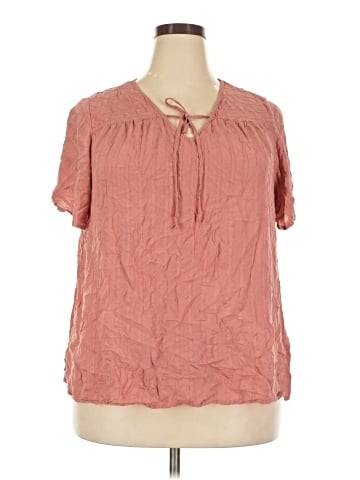 Como Blu Short Sleeve Blouse (view 1)