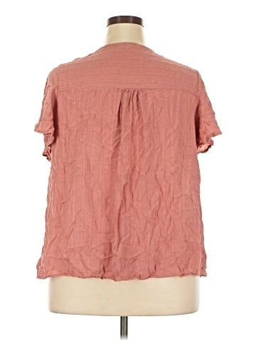 Como Blu Short Sleeve Blouse (view 2)
