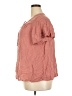 Como Blu 100% Rayon Pink Short Sleeve Blouse Size 2X - photo 5