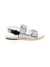 Karl Lagerfeld Paris Graphic White Sandals Size 10 - photo 1