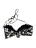 Robin Piccone Print Black Swimsuit Top Size L - photo 2