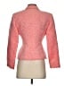 Le Suit 100% Polyester Paisley Pink Blazer Size 4 Petite - photo 2