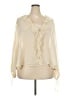 Old Navy 100% Polyester Ivory Long Sleeve Blouse Size 3X - photo 1