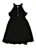 Justice Solid Black Dress Size 14 - photo 1