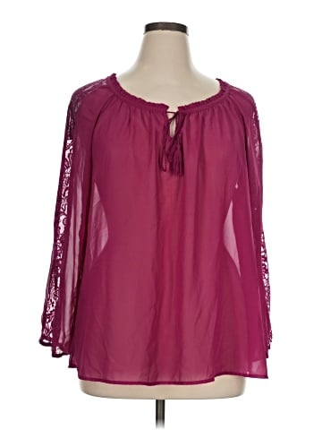Jessica Simpson Long Sleeve Blouse (view 1)
