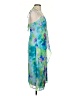 Morgan & Co. 100% Polyester Tie-dye Blue Cocktail Dress Size 3 - photo 4