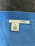 Halogen Solid Checkered-gingham Blue Pullover Sweater Size M - photo 7