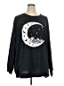 BLOOMCHIC Black Long Sleeve Top Size 28 - photo 1