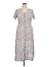dip 100% Viscose Floral Blue Casual Dress Size XL - photo 1