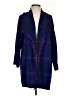 St. John Checkered-gingham Plaid Blue Cardigan Size S - photo 1