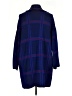 St. John Checkered-gingham Plaid Blue Cardigan Size S - photo 2