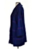 St. John Checkered-gingham Plaid Blue Cardigan Size S - photo 5