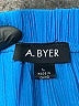 A. Byer 100% Rayon Blue Short Sleeve Blouse Size L - photo 7