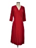 Kiyonna Solid Red Casual Dress Size 1 - photo 1