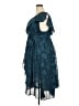 Torrid 100% Polyester Paisley Teal Cocktail Dress Size 2X Plus (2) - photo 5