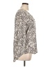 Maurices 100% Polyester Animal Print Ivory 3/4 Sleeve Blouse Size XL - photo 4