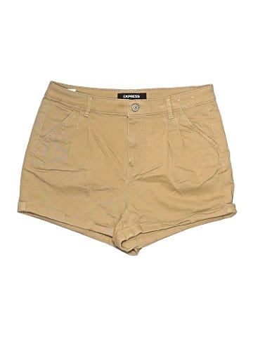 Express Khaki Shorts (view 1)