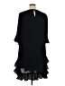 MSK Solid Black Cocktail Dress Size 16 - photo 2