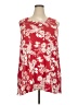 Grace Red Sleeveless Blouse Size 3X - photo 1