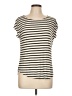 Green Envelope Stripes Ivory Sleeveless T-Shirt Size L - photo 1